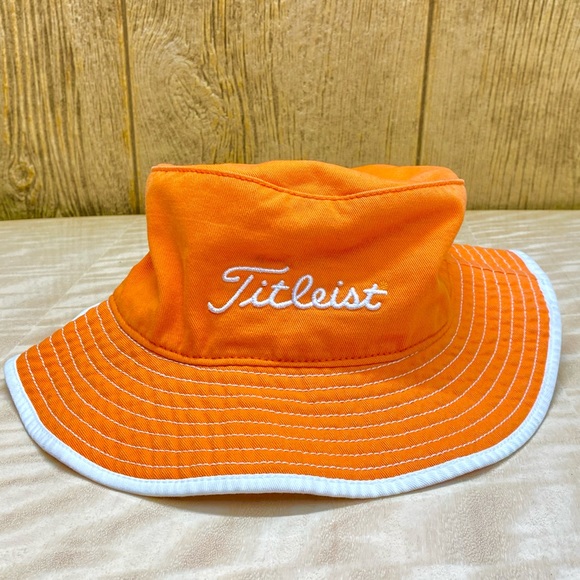 Titleist Golf Bucket Hat Wmn Sm Orange 